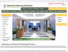 Tablet Screenshot of chemclean.com.au